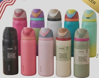 Owala 24 oz Insulated Water Bottle | Leakproof Flip Straw | 10 Colors