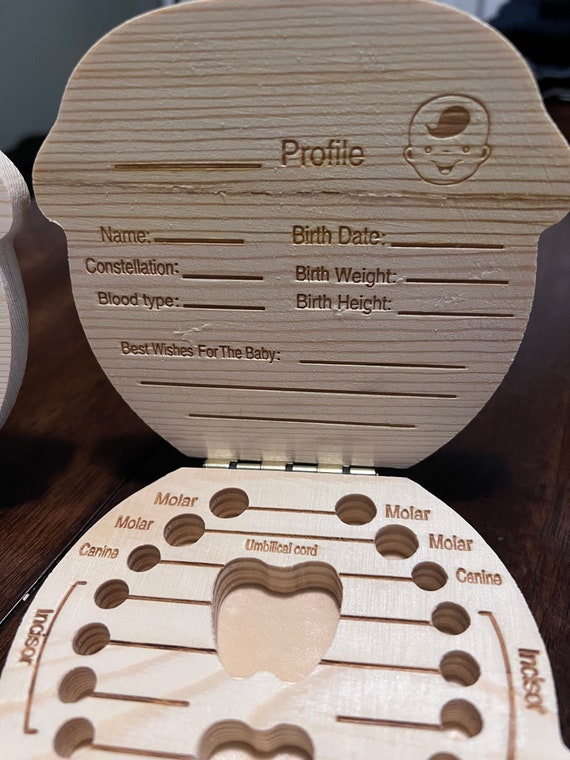 Baby tooth memory box 2025
