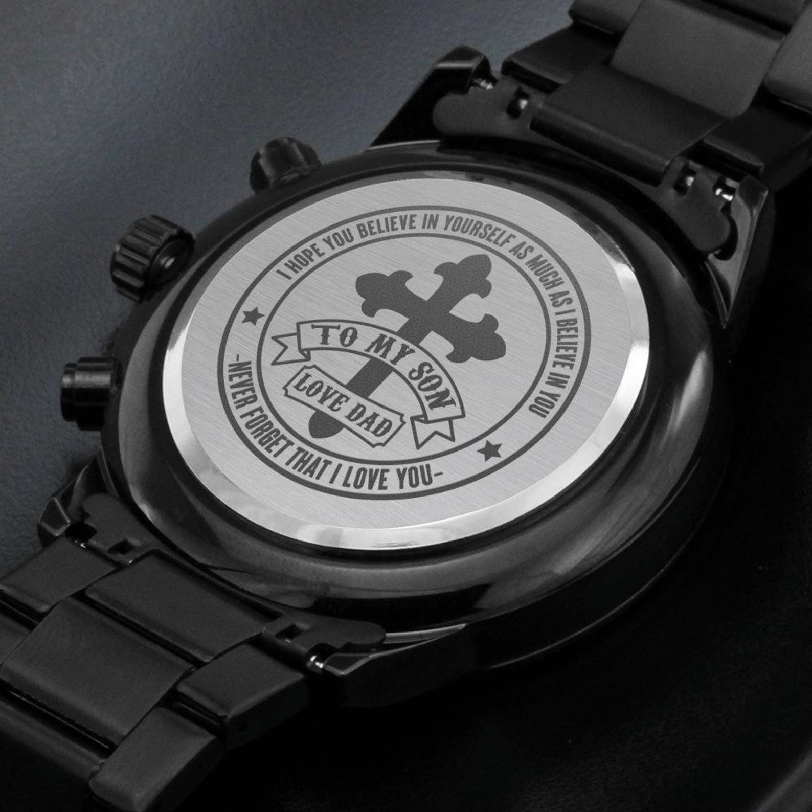 Bester Sohn von Papa Geschenk Sohn Gravur Uhr Sohn Liebe und Etsy