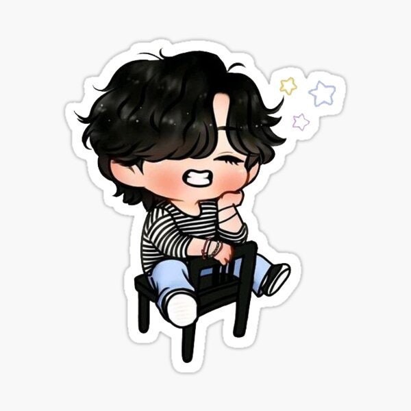 Cute Kim Taehyung Chibi Stickers 9ct - Etsy Australia Cute Kim Taehyung Chibi Stickers 9ct - Etsy Australia