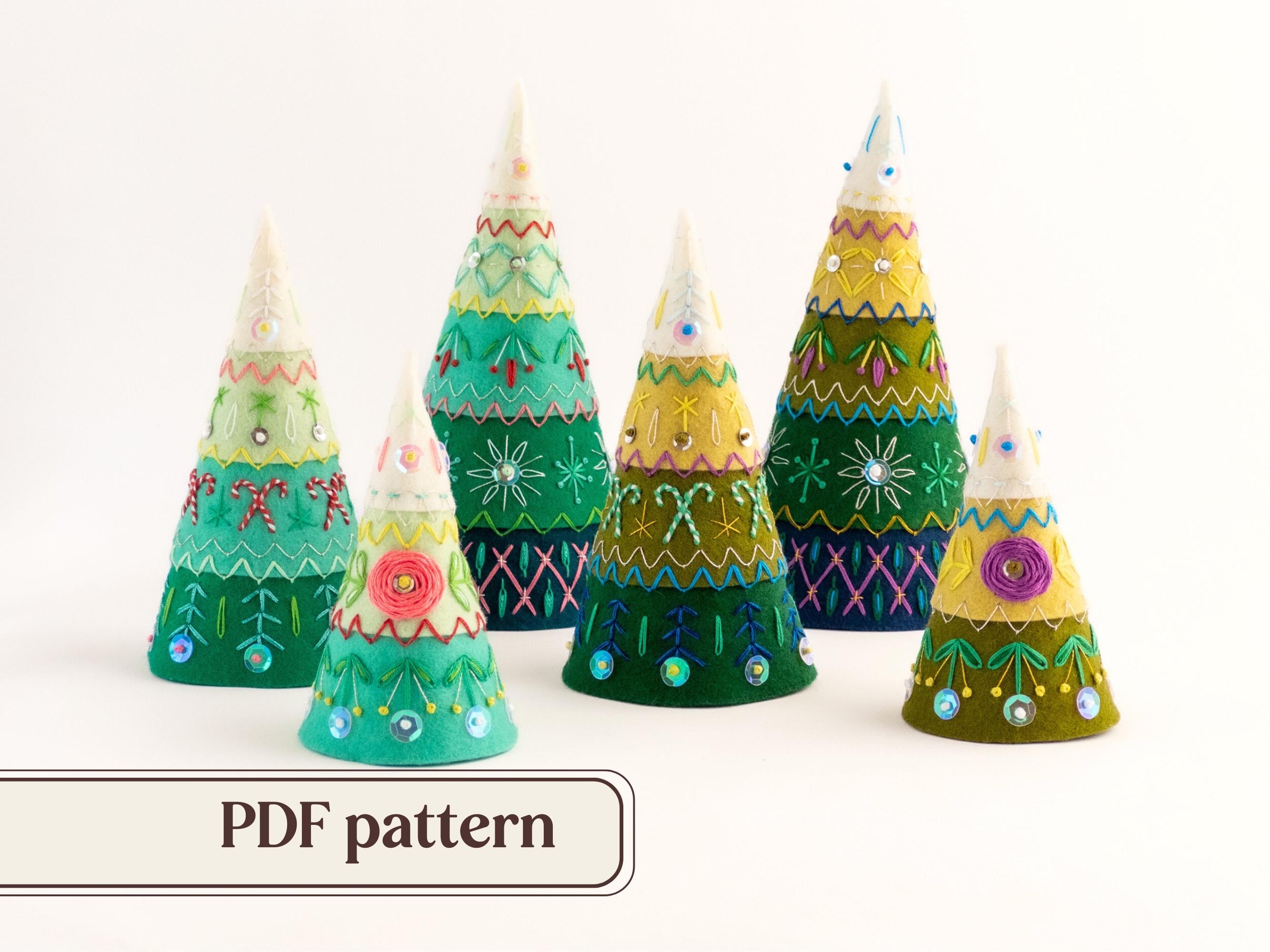 HERZONE 8 Ciondoli Per Albero Di Natale A Forma Di Alce – Feltro E Legno, 5x5 Cm, Multicolore, Decorazioni Fai Da Te - 4