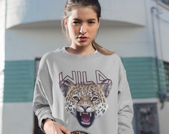 Leopard Sweatshirt - Etsy Australia