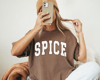 Pumpkin Spice Season Shirt, Women's Fall T-shirt, Comfort Colors Shirt, Pumpkin Shirt, Fall graphic Tee, Autumn Shirt, Gifts for her