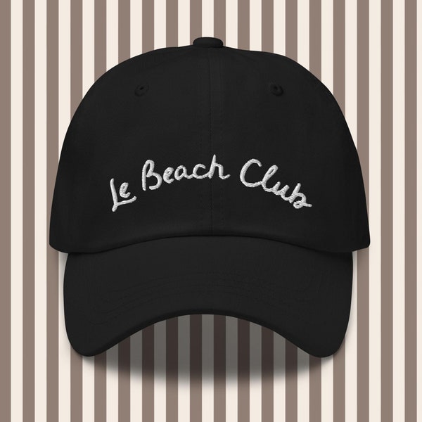 Le Beach Club Baseball cap, Women's trendy baseball cap, Summer hats, Beach hat, Vacation Hat, Women 's hats, Vacation hat