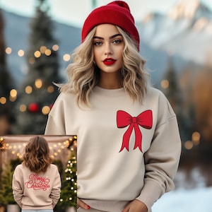 Christmas Sweatshirt Etsy