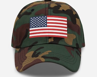 Sombrero de bandera americana, sombrero de bandera bordado, sombrero del 4 de julio, sombrero patriótico de EE.UU., sombrero de verano