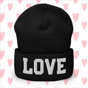 LOVEBeanie, Valentine&#39;s Day, Valentine&#39;s Day Gifts, Love, hats, beanies, love hat, love beanie, love gifts