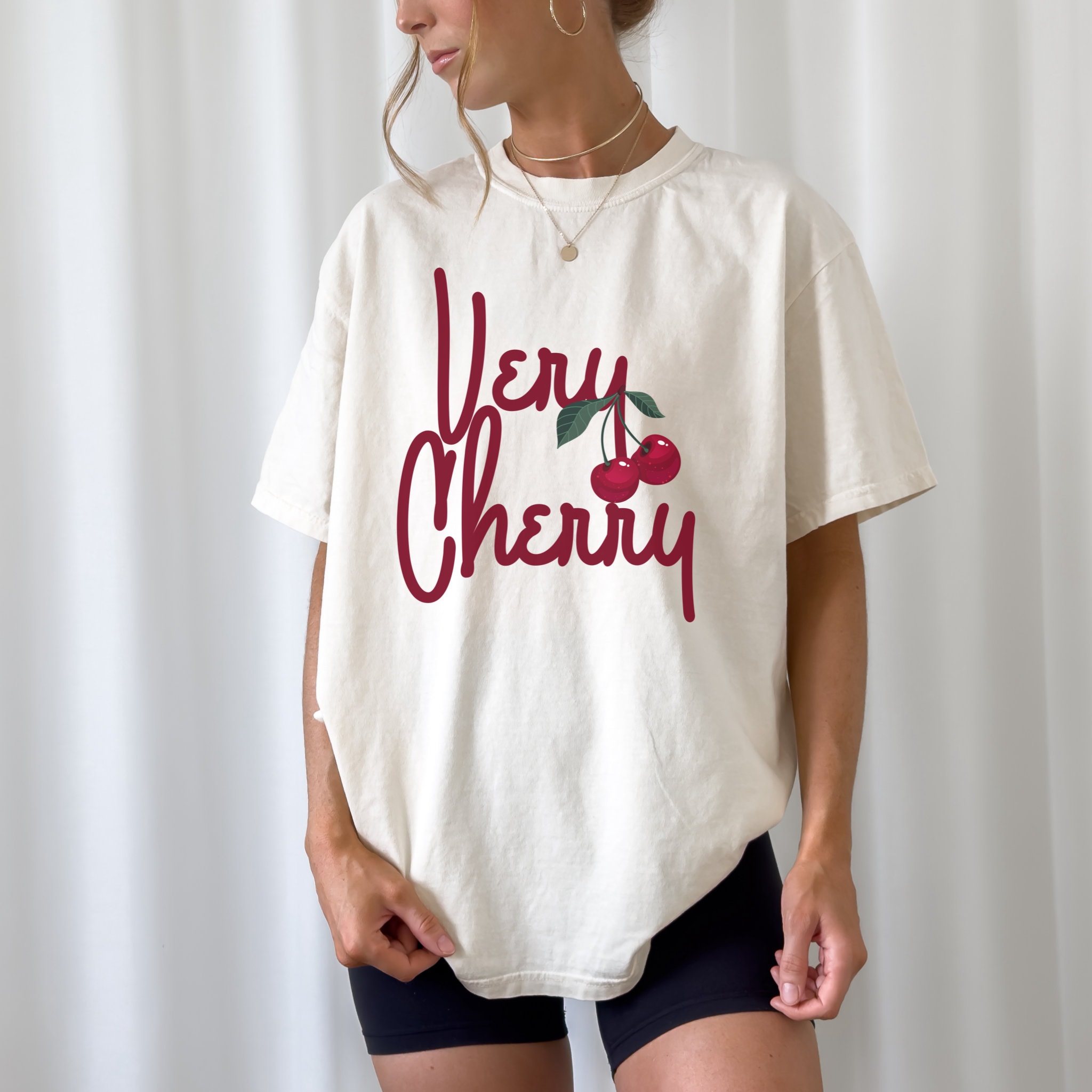 herlipto Classic Cherry Tee ホワイト Her lip to - Herlipto Classic