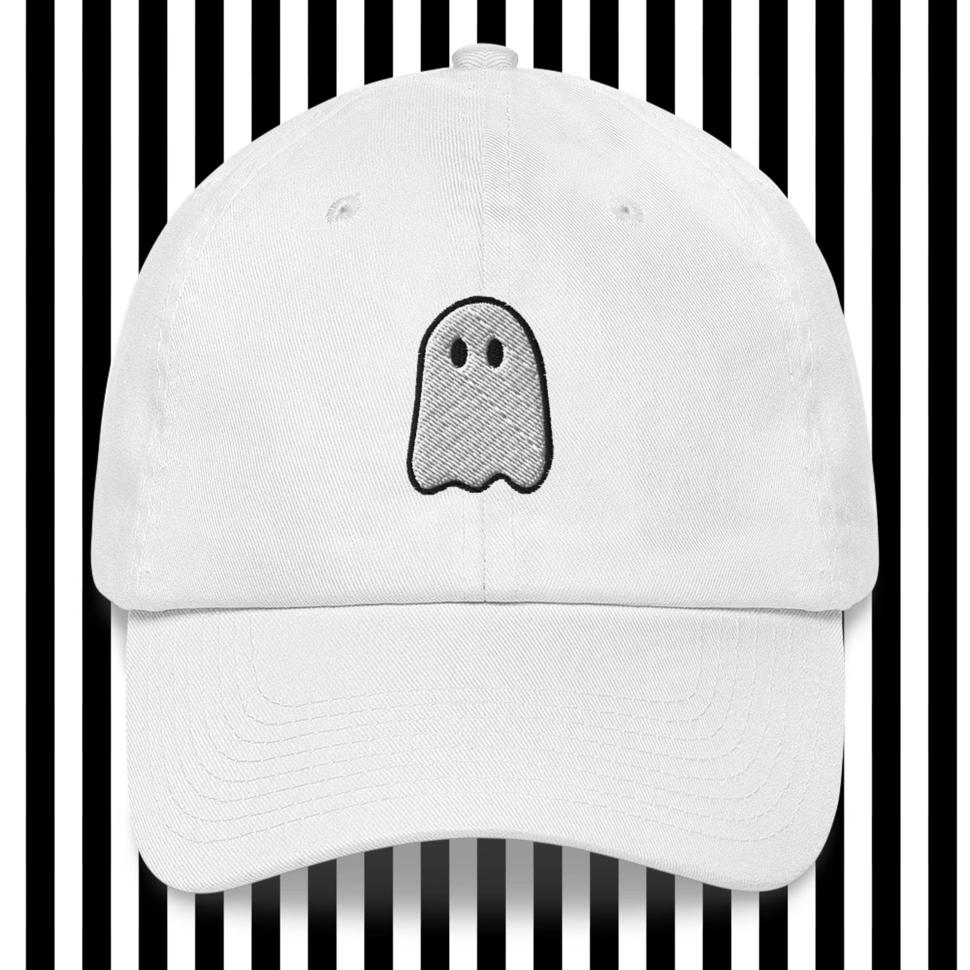 Ghost Emoji Embroidered Hat, Hats, Baseball Cap, Women display picture 1