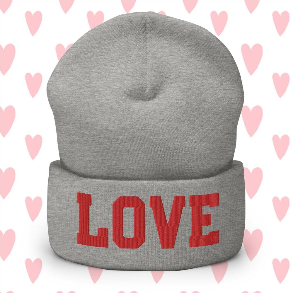 p잰Love Flower piercing beanie LOVE Beanie — Holistic Life Foundation