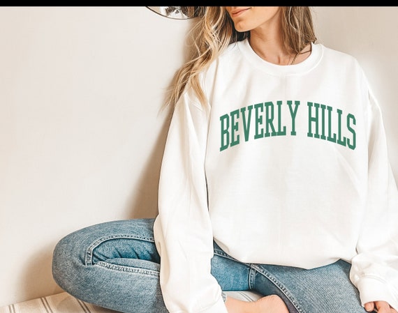 Beverly Hills Sweatshirt, Women's Trendy Sweatshirt, Women's Clothing,  Aesthetic Clothing, Beverly Hills, Preppy Sweatshirt, Gift for Her -   Canada