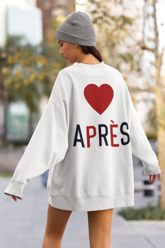 Apres Ski Sweatshirt Women's Trendy Sweatshirt Ski - Etsy