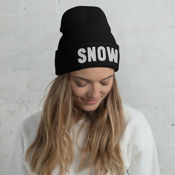 Gorro de nieve bordado, sombrero de invierno para mujer, apres ski,  sombrero de esquí, sombrero de moda para mujer, regalo de vacaciones,  regalo para mujeres, gorro de invierno, sombrero de nieve 