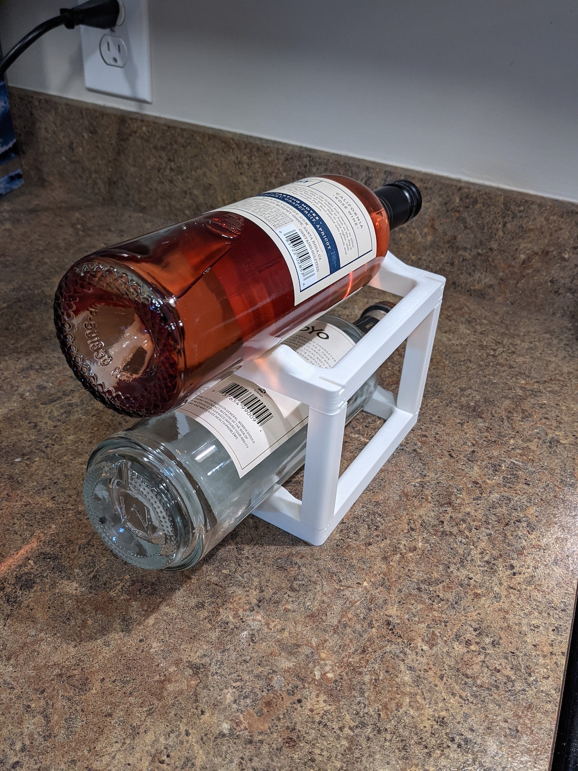 Space Saving Wine Rack 3D Printed Etsy