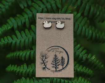Lindos pendientes de animales, pendientes de pato, joyas de pato, pato de goma, pendientes de novedad, pendientes funky, pendientes de animales, pendientes kawaii
