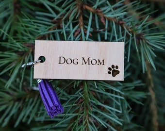 Dog mom keychain, dog keychain, dog paw keychain, funny keychain, dog mom gifts, dog mom, dog lover gifts,  dog keychain