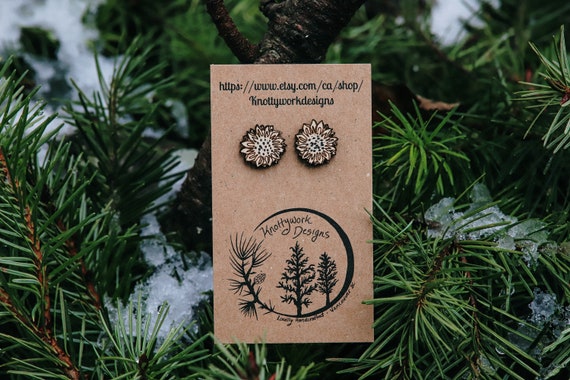 Sunflower earrings, earrings sunflower, whimsical earrings, cute unique earrings, gifts for gf, funky earrings, floral earrings, lightweight