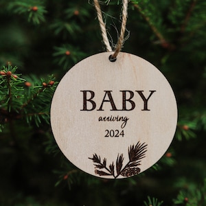 Neue Baby Ornament, benutzerdefinierte Baby Ornament, Baby Ankündigung Ornament, Baby erste Weihnachten Ornament personalisiert, 1. Weihnachten Baby Ornament