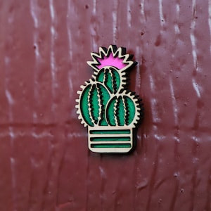 Plant magnet, cacti magnet, decorative magnets, funny magnets, plant lover gift, cactus magnet, nature lover gift, wood magnets