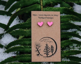 Orecchini per la festa della mamma, borchie a cuore, orecchini a cuore rosa, orecchini a perno a cuore, orecchini per insegnanti, borchie scintillanti, regalo di San Valentino per ragazza