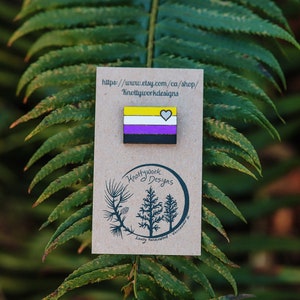 Pride pin, Non binary, non binary pin, pride pins, bi pride, trans pride, gay pride flag, pins for backpacks, nonbinary pride, subtle pride