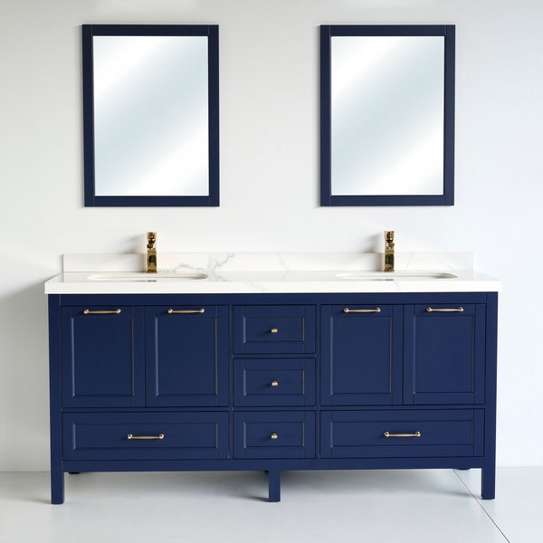 Bathroom Vanity Double Sink Etsy