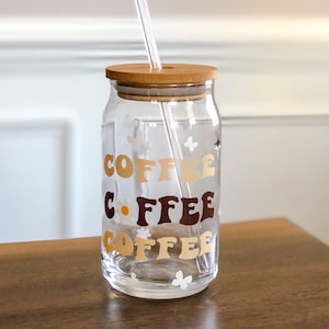 Coffee Glass Can, Beer Glass Can, Glass Coffee Cup, Soda Glass Can With Lid, Glass Tumbler, Aesthetic Glass Beer Can, Mothers Day Gift
