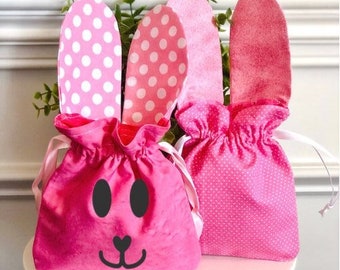 drawstring bunny bolsa