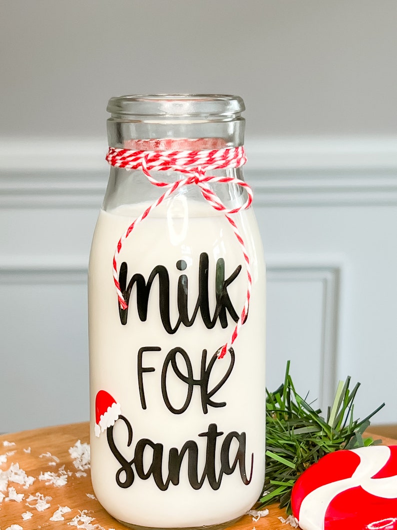 RebeccaVirginiaDIY Milk for Santa Bottle