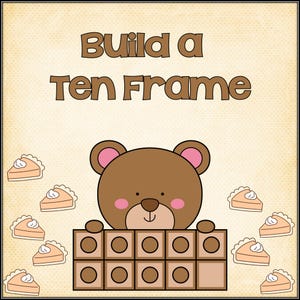 Kürbis Zehn Rahmen Mathe-Spiel | Kindergarten, 1.Klasse (Digital Download)