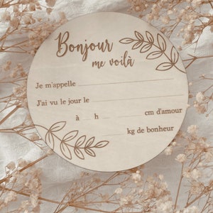 Carte bienvenue à remplir image 5