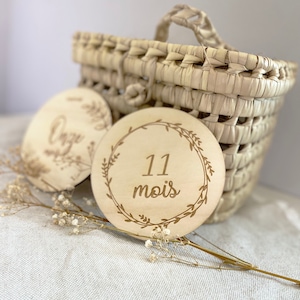 Cartes étapes en bois à personnaliser image 3
