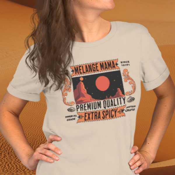 Dune Inspired Shirt, Funny TShirt For Her, Spice Melange Mama T Shirt, TShirt Gift For Mom, Dune Frank Herbert, Personalizable Scifi TShirt