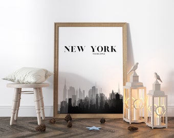 New York Skyline | Etsy