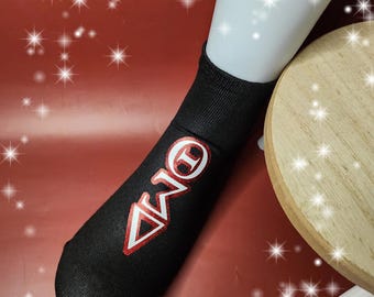 Delta Sigma Theta  socks