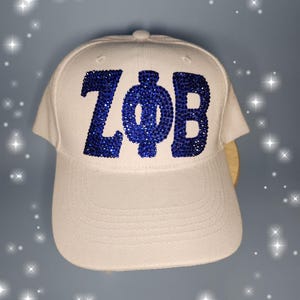 Sombrero de diamantes de imitación Zeta Phi Beta imagen 1