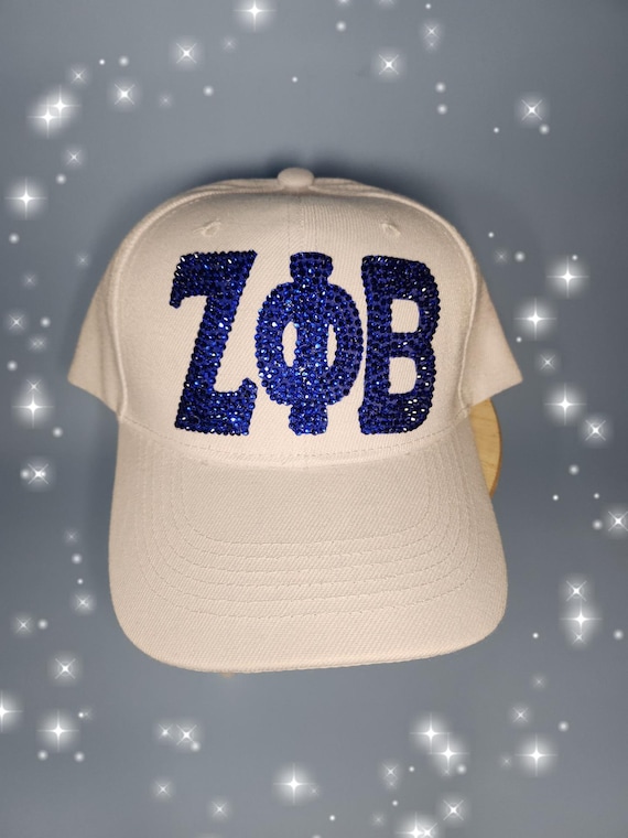 Zeta Phi Beta rhinestone hat