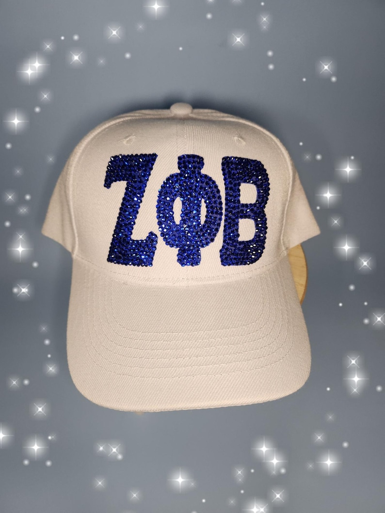 Sombrero de diamantes de imitación Zeta Phi Beta imagen 1