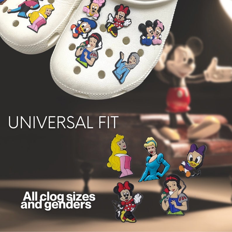 20pcs Princess Character Themed Shoe Charms Frozen Charms for Etsy