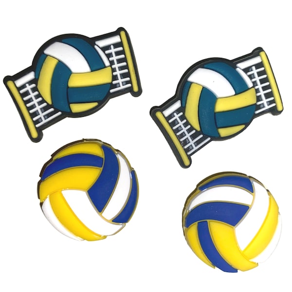 Volleyball Crock Charms Etsy