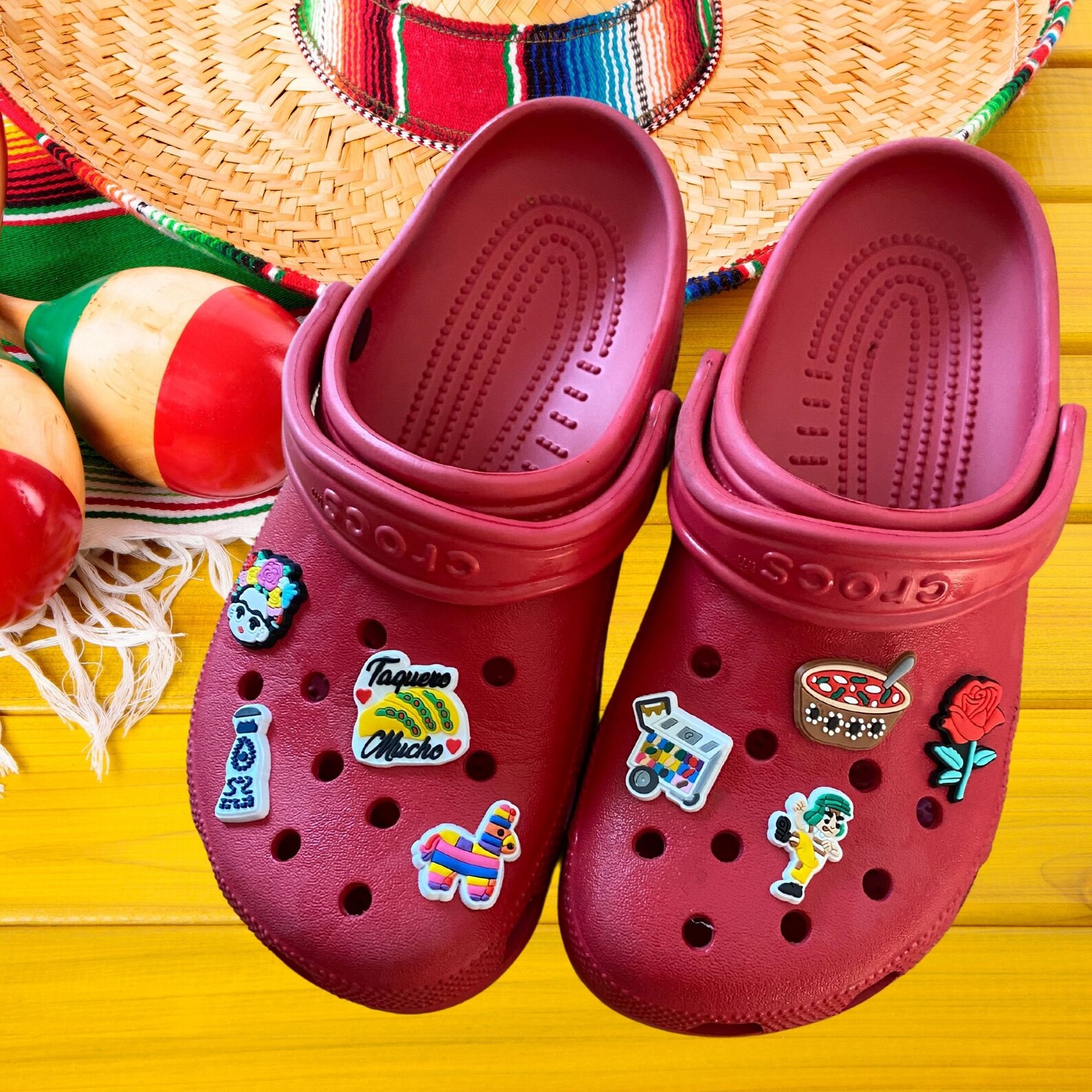 Mexican Croc Charms Set of 21 Mexican Charms for Crocs Crocs Etsy