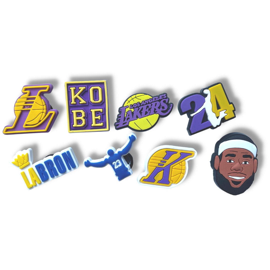 Set of 8 LA Lakers Croc Charms, Lakers Charms for Crocs, Lakers Merch, Croc  Charms, Lebron Croc Charm, Pns for Crocs Lakers, Lakers Gifts - Etsy