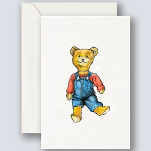 Teddy Bear Cuddle Buddy Card | Greeting Card | Love You Message