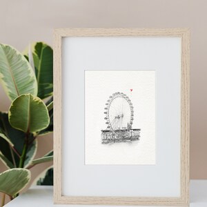 London Eye Art Print