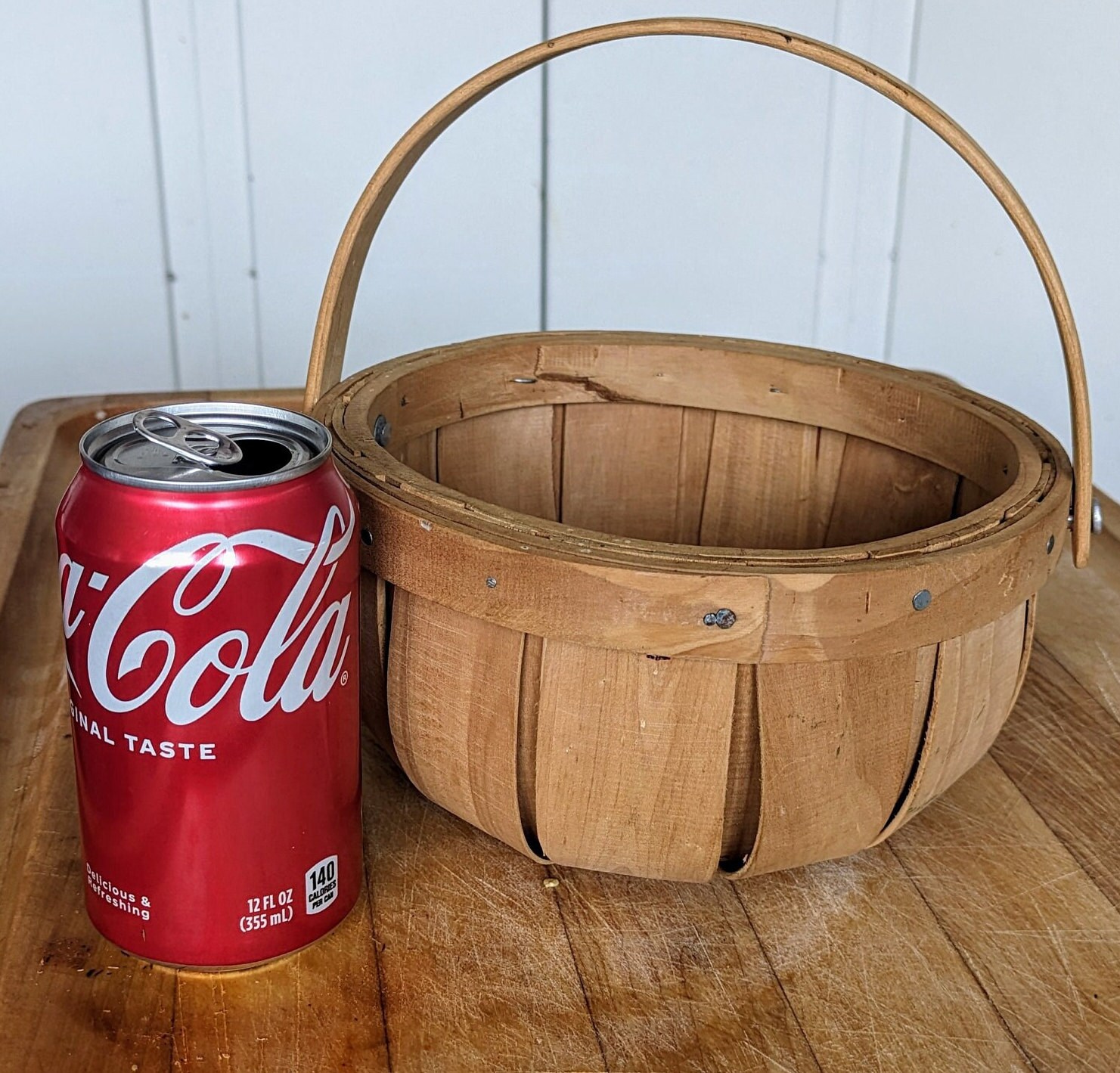 Vintage Small Rectangle Longaberger Basket Hand Woven with