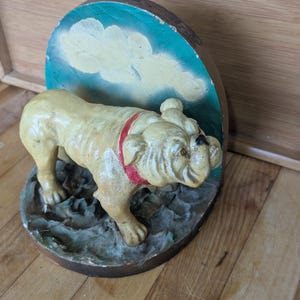 Vintage Bulldog Bookend