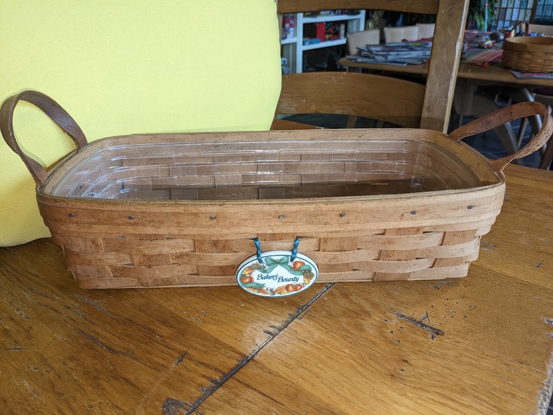 Classic Vintage 1987 Longaberger Baker's Bounty Breadbasket With