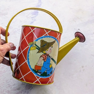 Vintage Ohio Art Toy Metal Watering Can