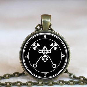 Necronomicon BAEL Pendant, Necronomicon Necklace, Necronomicon Jewelry, Witchcraft