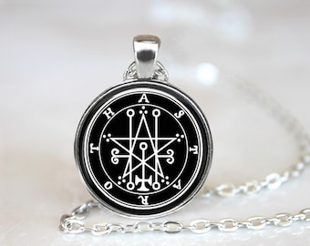 Astaroth Necronomicon Pendant: Witchcraft Necklace – Free Gift Box Included